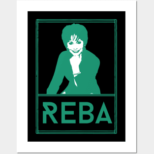 Reba\\retro fan art Posters and Art